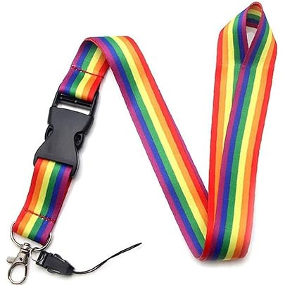 スマホストラップ 首掛け 携帯ストラップ　レインボー Amazon.co.jp: カラフルなレインボーストラップ女性ストラップネック